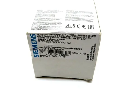 NEW SIEMENS 8WD4-420-5DB ROTATING LIGHT 8WD44205DB