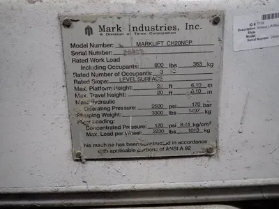 USED MARKLIFT MARKLIFT CH20NEP