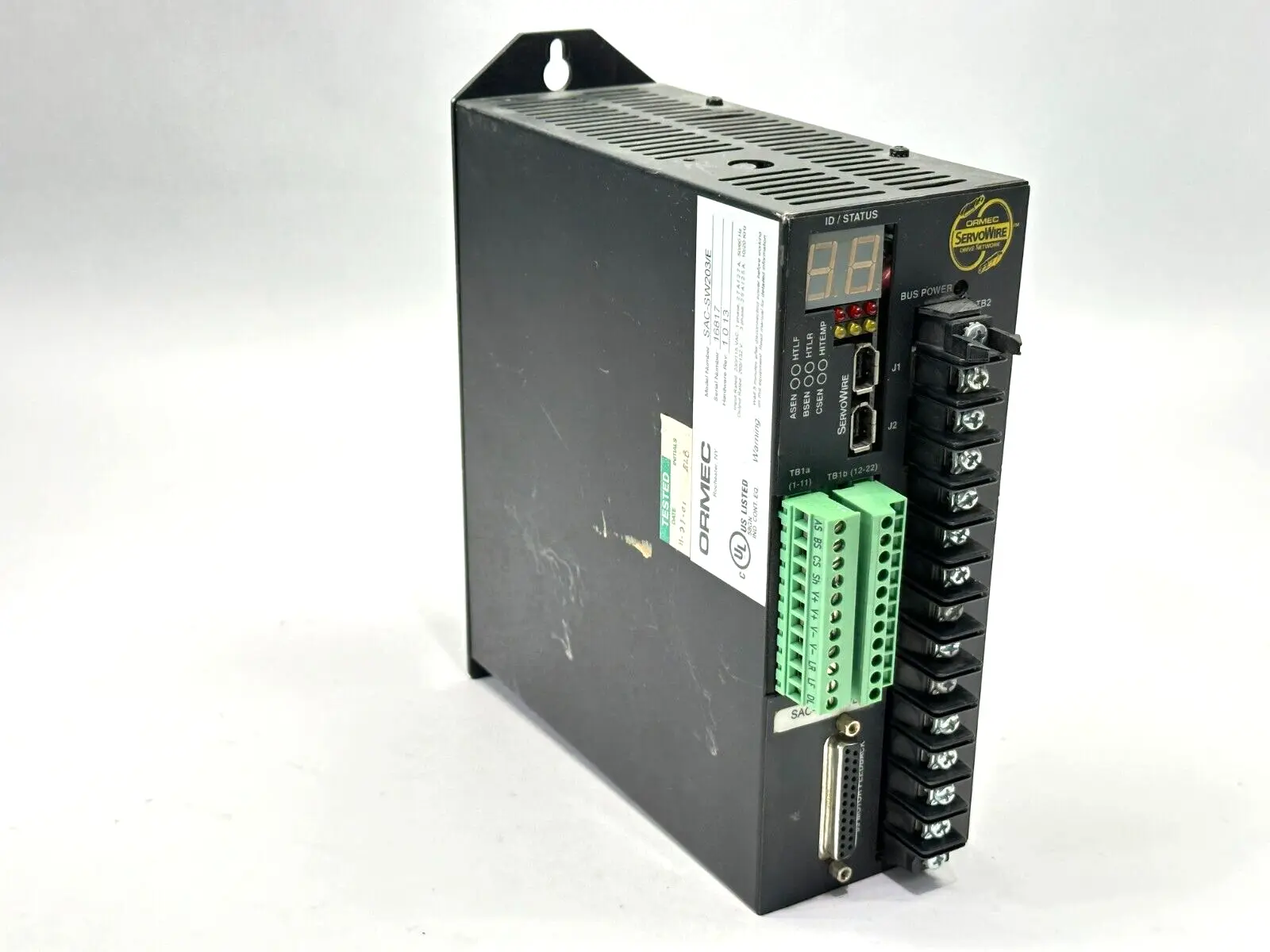 USED ORMEC DRIVE CONTROLLER