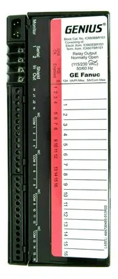 REFURBISHED GE FANUC IC660BBR101 RELAY BLOCK IC660TBR101B IC660BBR101KCA1