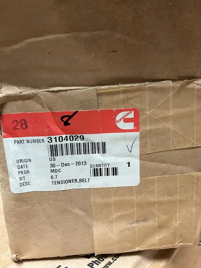 Cummins BELT TENSIONER PN: 3104029