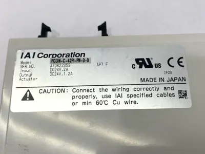 Used IAI Intelligent Actuator Controller 24VDC PLC Processors Michigan US | Maverick Industrial Sales #1394397