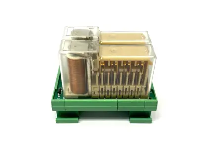 Used Universal Instruments Safety Relay Module DIN Rail Mount Relays & Switches Michigan US | Maverick Industrial Sales #1402297