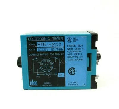 LOT OF 3 USED IDEC RTE-PN2 TIMING RELAYS RTEPN2