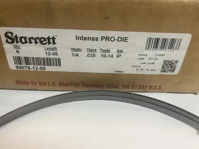 Used STARRETT 49659-08126 Saw Blades Ohio US | Surplus Asset Holdings #1246620