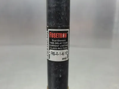 Bussmann Fusetron FRS-R-1-6/10 Fuse, 600V 10AMP. 4D-BOX#4