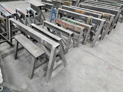 Approx (50) Steel Sawhorses (LOCATION: Batavia, OH)