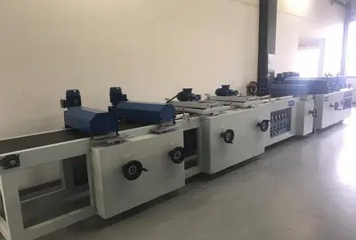 USED 2019 SOEST UNIVERSAL SURFACE FINISHING LINE – PARQUET / WOOD SURFACES