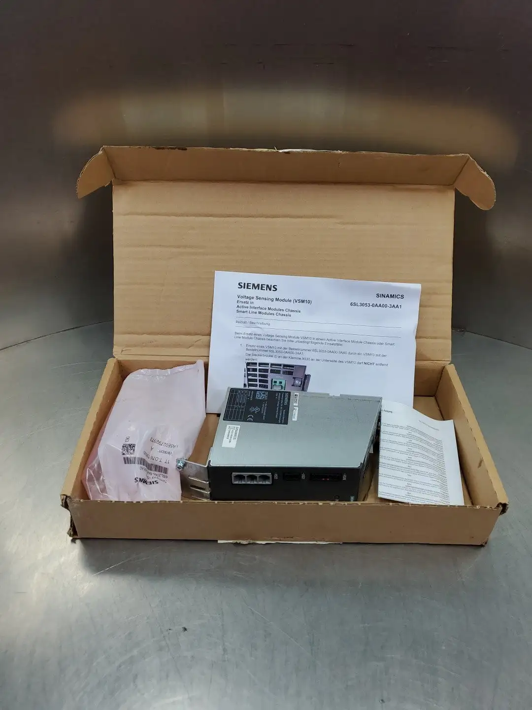 USED Siemens 6SL3053-0AA00-3AA1 SINAMICS Voltage Sensing Module, Ver A