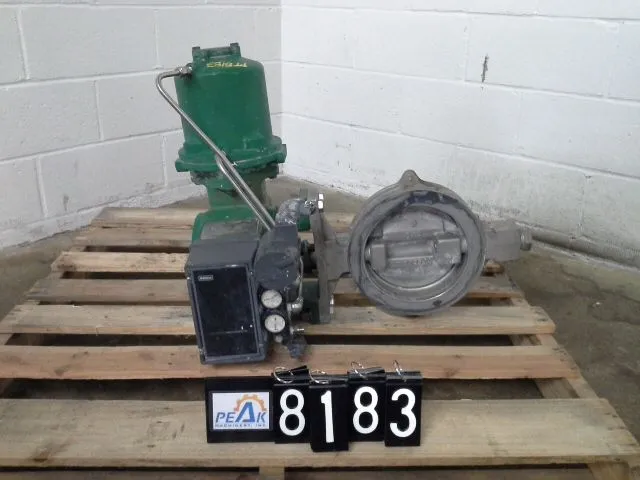 Fisher 8" Butterfly Valve