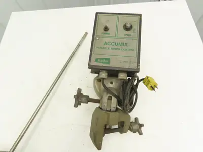 Mix-Mor D-13 Accumix Tank Mixer Clamp-On Agitator Drive 115V Variable Speed