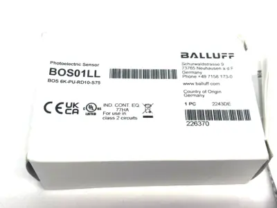 New | in-Stock Balluff BOS01LL Photoelectric Sensors Michigan US | Maverick Industrial Sales #1390510