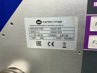 Used 2020 MARKEMIMAJE CIMJET300 Label Printers Ohio US | HGR 24 #1549556