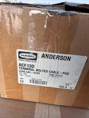 Hubbell Terminal Bolted Cable Pad PN ACF13D