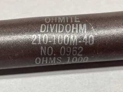 Used OHMITE 0962 210-100M-40 Miscellaneous Equipment (Electrical & Power) Ohio US | Surplus Asset Holdings #1209354