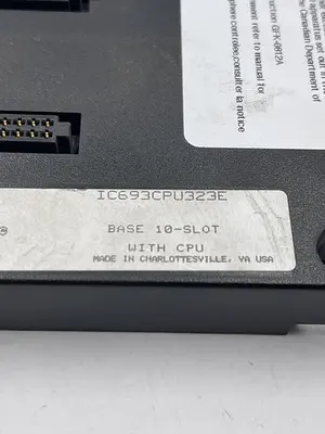 Used GE GE IC693CPU323E PLC Input & Output | ND Industrial Surplus #1215031