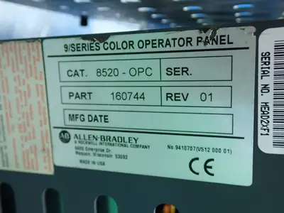 Used ALLEN BRADLEY 8520OPC Automation Control (HMI) Ohio US | HGR 24 #884135