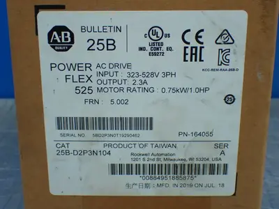 NEW ALLENBRADLEY 25BD2P3N104