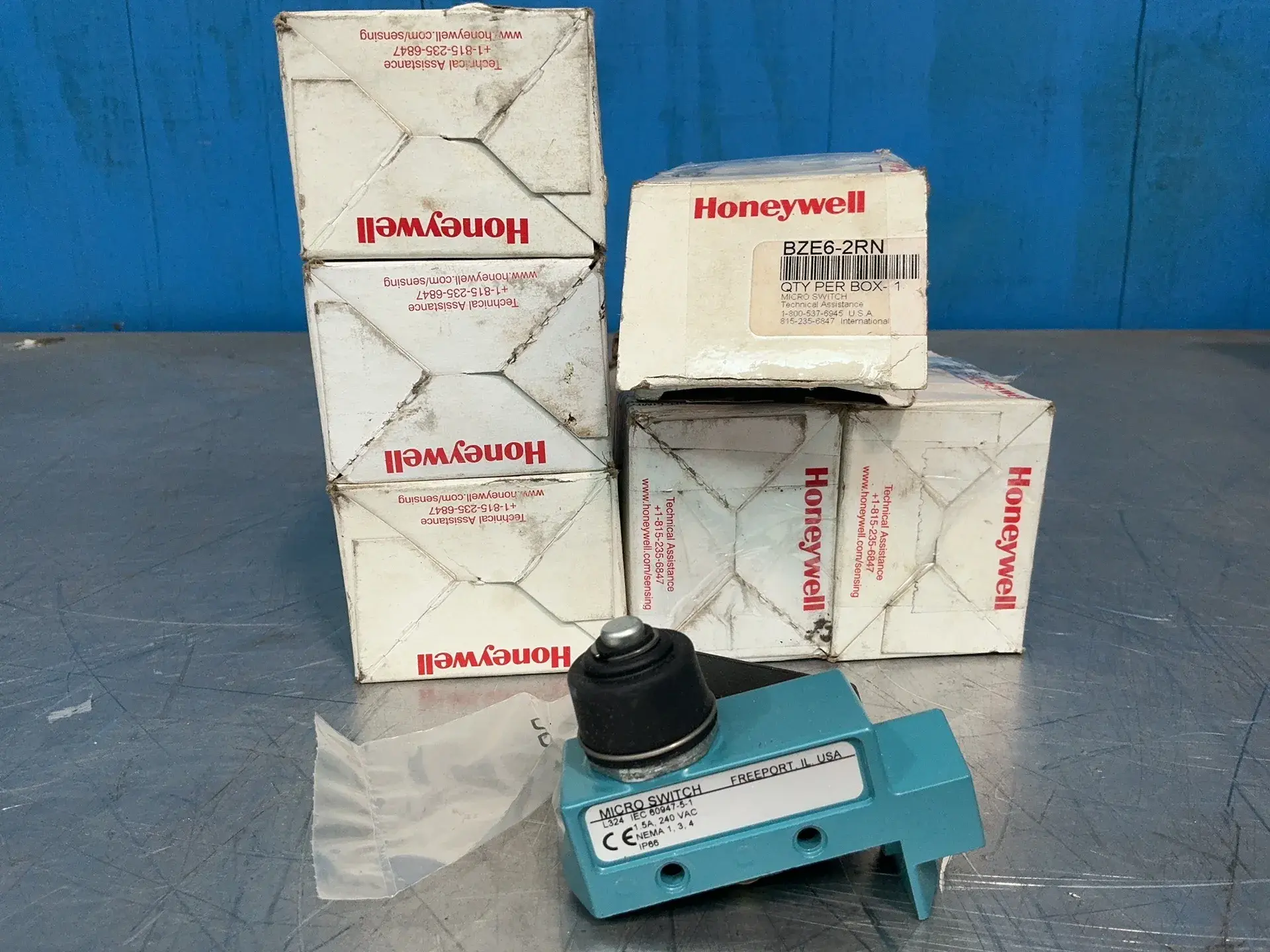 Used HONEYWELL BZE62RN Switch Parts Ohio US | HGR 24 #1324420