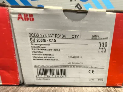 Used ABB SU 203M-C10 Circuit Breakers South Carolina US | ESS Industrial Equipment Sales #1352944