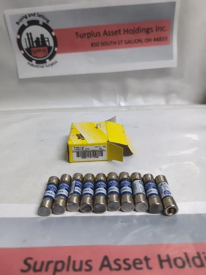 New | in-Stock COOPER BUSSMANN FNA-1/2 Miscellaneous Equipment (Electrical & Power) | Surplus Asset Holdings #1201997