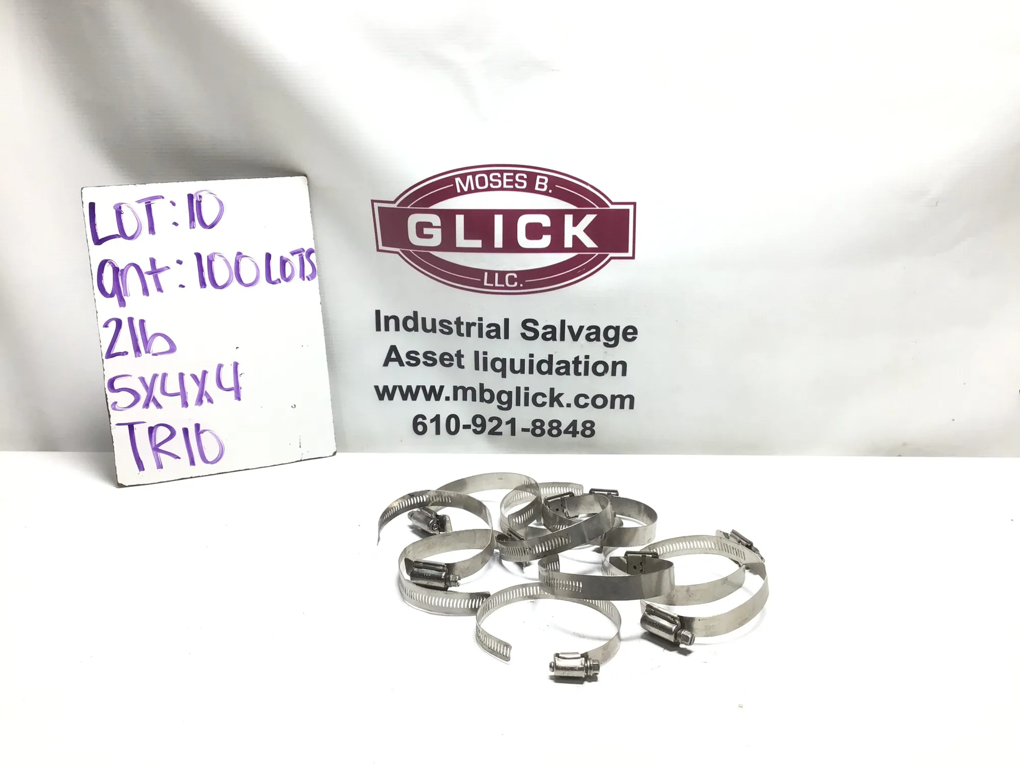 10 pieces BREEZE All stainless HI-TORQUE hose clamp