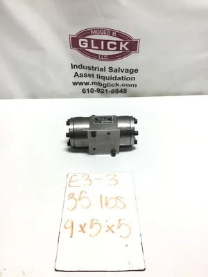 GE General Electric 843E704 G-6 Shutoff Valve Stainless Steel