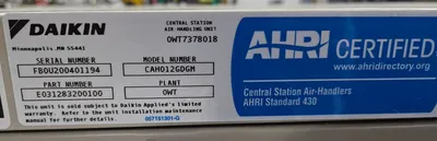 USED DAIKIN E031283200100