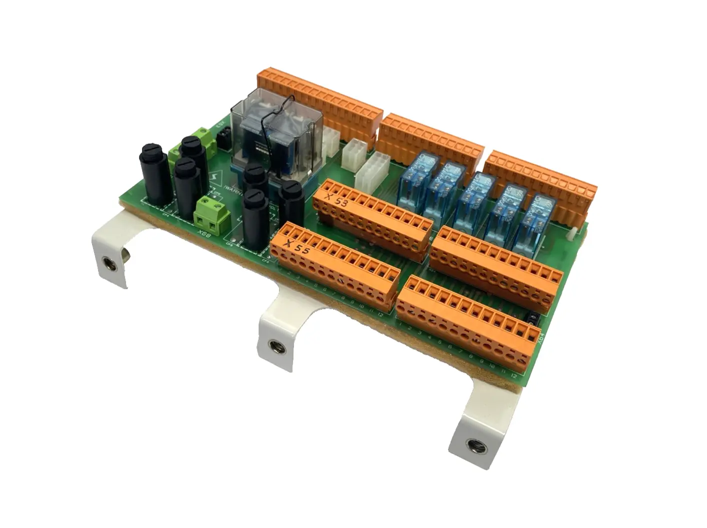 U704 | Cinpres Gas Injection  Relay & Connector Board PCB, Issue 1.1, Finder Relays - Used