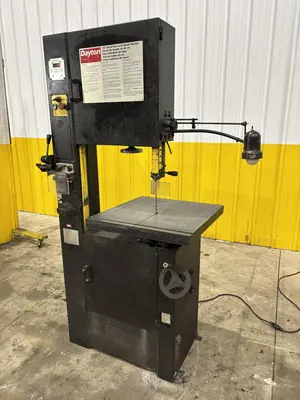 18" DAYTON MODEL #4TK02 VERTICAL BANDSAW W/ BLADE WELDER: YOBRO #23855