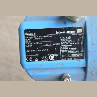 Endress Hauser Digital Promag 10 Electromagnetic Flow Meters