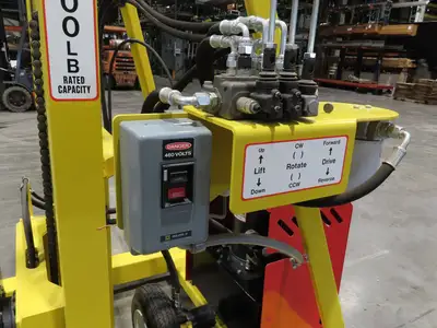 PWI 4K72R Mobile Frame Chassis Rotator RV Trailer Hydraulic 230/480V 3Ph 4000lbs