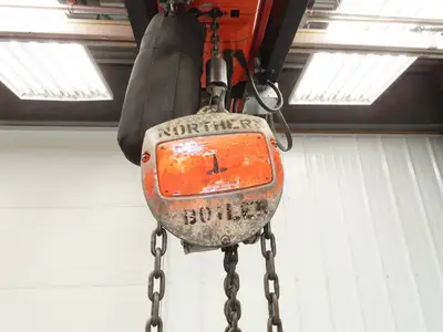 1 Ton 2000Lb Manual Chain Fall Hand Hoist 21' 4" Lift