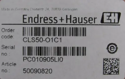 NEW ENDRESS HAUSER CLS50-O1C1 CONDUCTIVITY SENSOR INDUMAX CLS50 CLS50O1C1