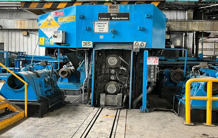 Used LOEWY 9 ”  X 22”  X 43.3” 4 HIGH ROLLING MILL (14531) Rolling Mills Connecticut US | Machinery International LLC #200749