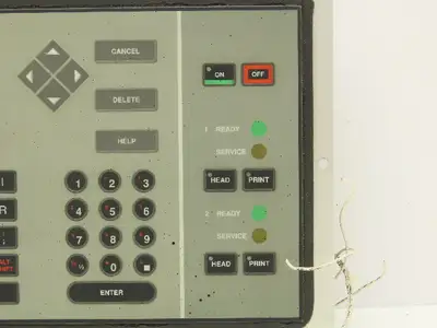 VideoJet Excel PKD Ink Jet Printer Keyboard Interface Panel LCD Display