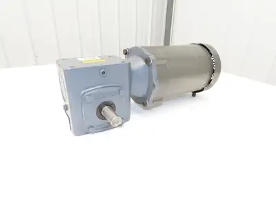 Baldor VM3538 Gearmotor 8:1 Boston Gear Reducer 216rpm 1/2Hp 230/460V 3PH 56C LH