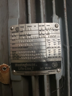 USED WESTINGHOUSE TBFC