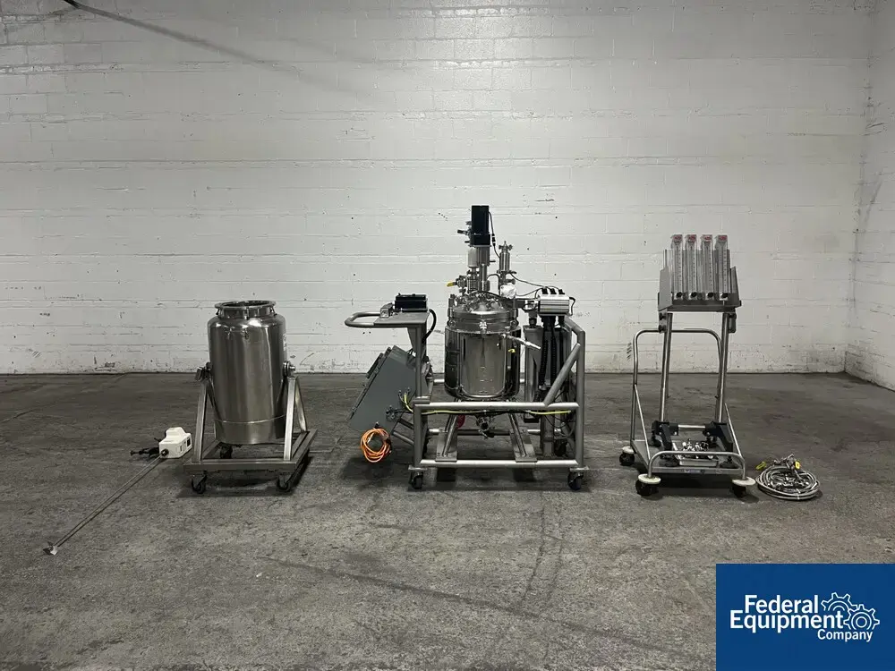 USED Pope Scientific 50 Liter Pope Bioreactor, 316L S/S, 100/100#