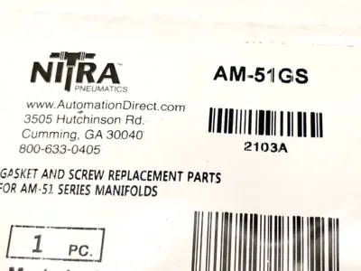 AM-51GS | Automation Direct  Nitra Manifold Mounting Set For AM-51 Series LOT OF 5 - New