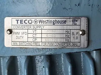 USED TECO-WESTINGHOUSE AEHH8N