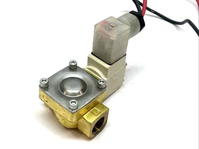 USED SMC PILOT‑OPERATED 2‑PORT SOLENOID VALVE