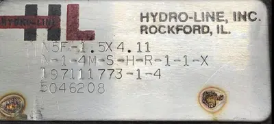 Used HYDRO LINE N5F-1.5X4.11 Cylinders Michigan US | Ideal Machinery #1261338