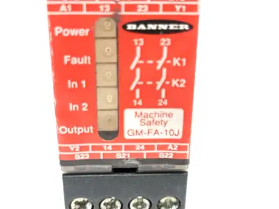 Used Banner GM-FA-10J, 60987 Relays & Switches Michigan US | Maverick Industrial Sales #1460835