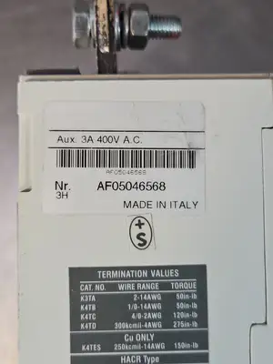 ALLEN-BRADLEY S3H SACE S3 Circuit Breaker 3-Pole 150A. Loc 4E-26*