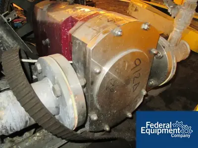 USED GPM 2" GPM ROTARY LOBE PUMP, S/S