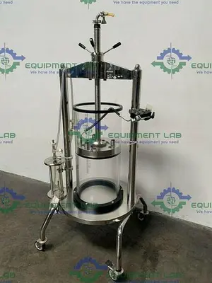 USED 2008 MILLIPORE QUIKSCALE 350 X 800 GL105002 CHROMATOGRAPHY COLUMN W/ BUBBLE TRAP 74 L