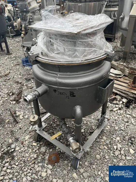 Used Pfaudler 16.5 Gal Glass Lined Tank, Portable Stainless Steel Tanks Ohio US | Federal Equipment Company #126537