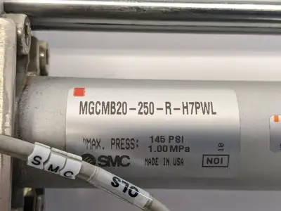 Used SMC GUIDED CYLINDER Pneumatic Cylinders | Maverick Industrial Sales #1108348