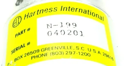 NEW HARTNESS INTERNATIONAL N-199 CYLINDER N199